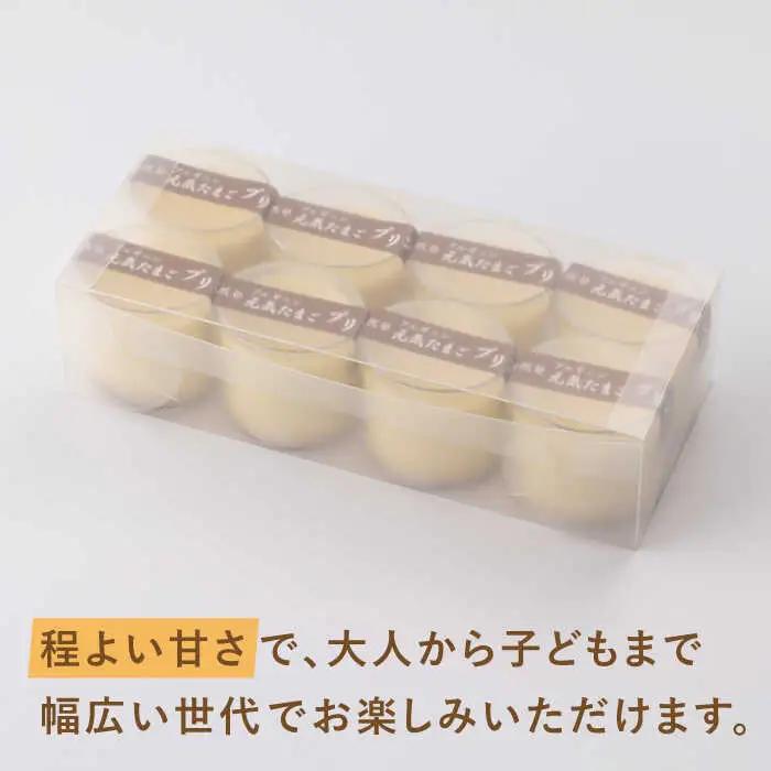 【アルギニンたっぷり栄養満点】なめらか濃厚 卵プリン8個セット【浅田峠自然塾】[EA15] プリンプリンプリン