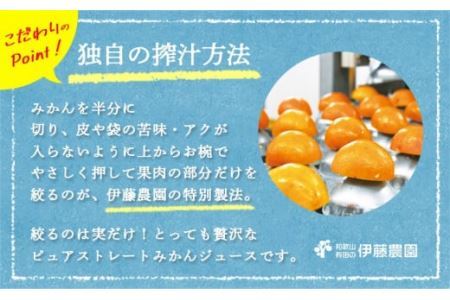 伊藤農園 100％ピュアジュース　はっさくしぼり 18本セット(B605-2)