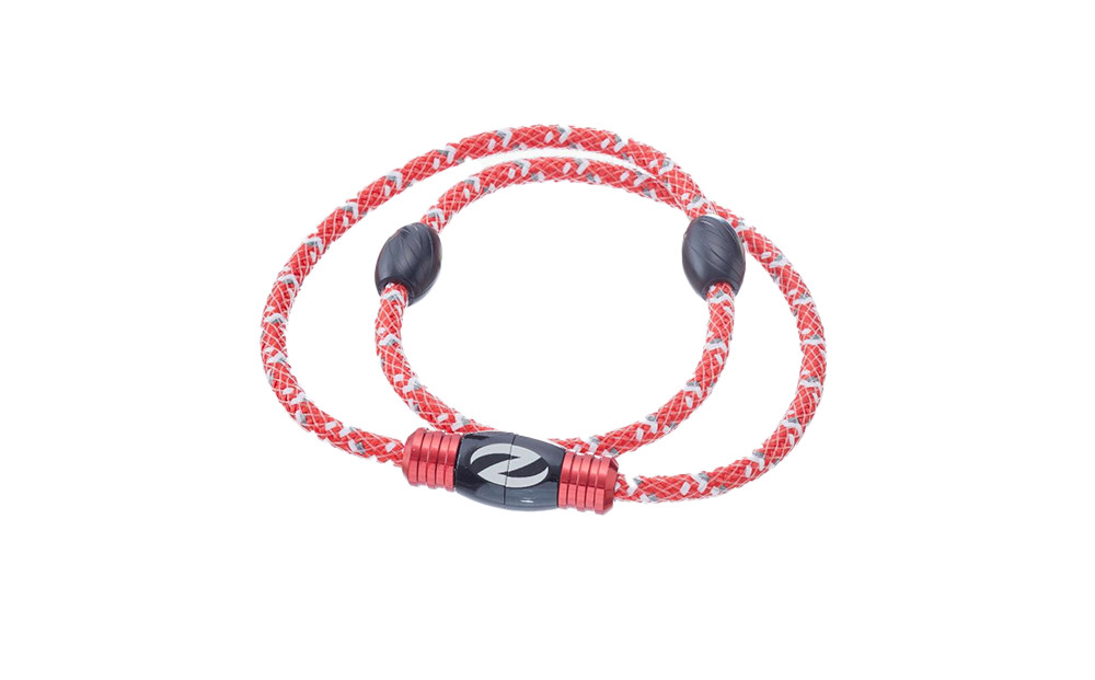 【Lサイズ】ザオラル・リカバリーネックレス　RD/BK | 横浜市 Lサイズ 健康アクセサリー 血行促進 回復力向上 パフォーマンスアップ