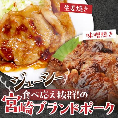 ふるさと納税 宮崎市 宮崎ブランドポーク　生姜焼き味噌焼きセット(5パック×2種類) |  | 01