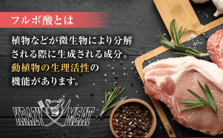 【全6回定期便】 豚帝 豚コロ炭火焼き 約200g×10pc（密封用チャック袋付き）【KRAZY MEAT(小田畜産)】[ZCP176]