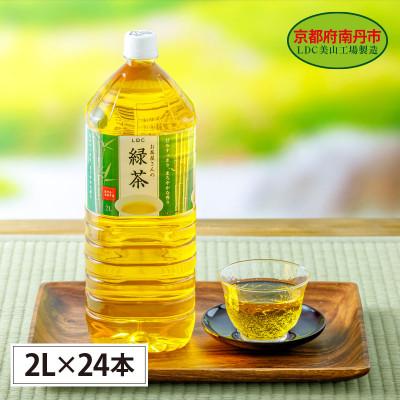 ふるさと納税 南丹市 緑茶 2Lペットボトル×24本 お茶屋さんの緑茶【複数個口で配送】