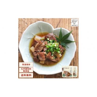 ふるさと納税 春日井市 お試し【レトルト食品】牛すじの醤油煮込み (150g×2パック) |  | 01