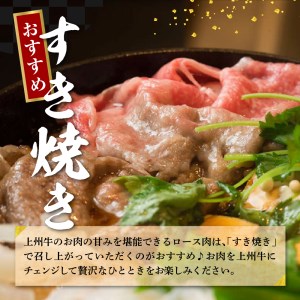 牛肉 すき焼き 肩 ロース 【上州牛】 1.2kg 群馬 県 千代田町