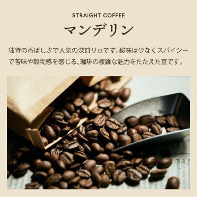 ふるさと納税 関市 カフェ・アダチ　独特の香ばしさ　人気豆　マンデリン200g |  | 01