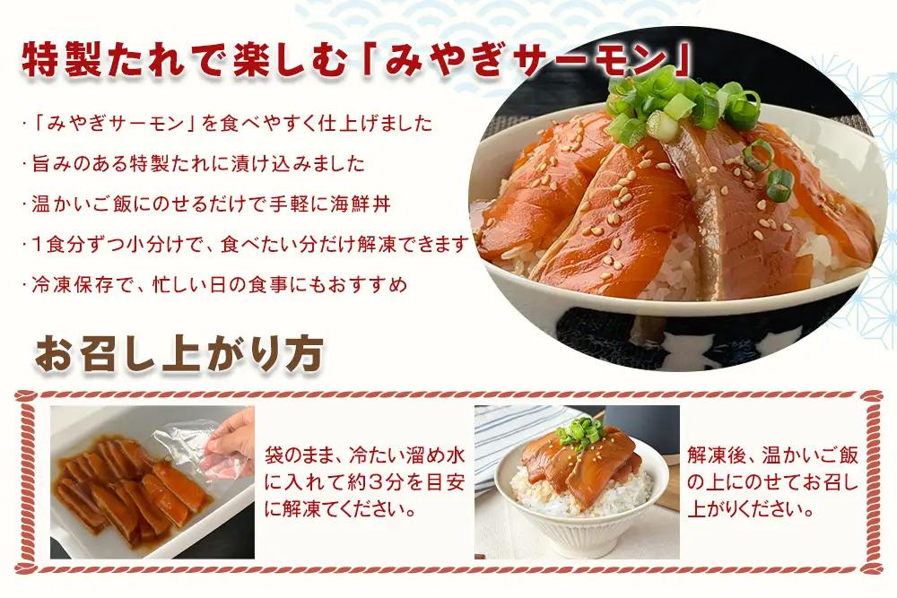 みやぎサーモン漬け丼セット [0417]
