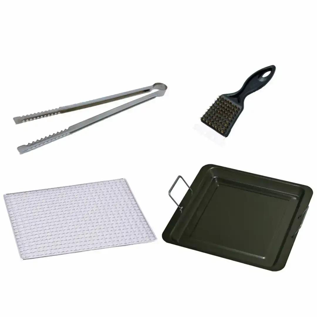 [グリーンライフ] 少煙バーベキューコンロセット キャンプ アウトドア用品 BBQ