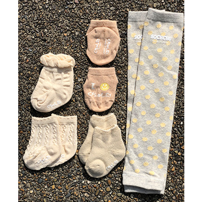 くちゅした・ソックチュ俺に任せろ5足セット女児7-9cm(新生児用) (広陵町)/// 靴下 くつした くつ下 ソックス 足元 キッズ 通年 おしゃれ かわいい 人気 レディース メンズ 婦人 紳士 日本製 奈良県 広陵町