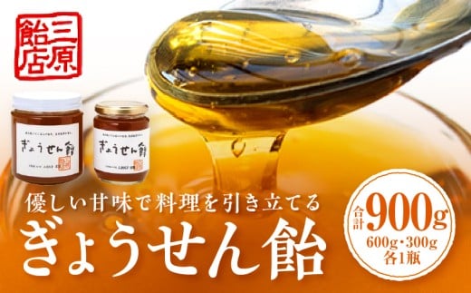 ぎょうせん飴（瓶入り600g・300g）_mk029-002