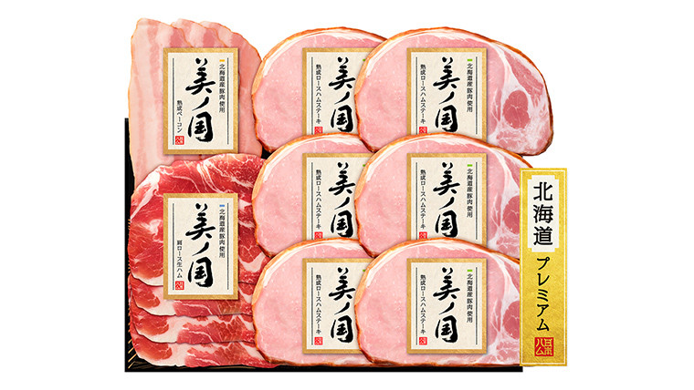 
日本ハム 美ノ国 ギフトセットB 肉 にく 贈答 ギフト 詰め合わせ ハム 生ハム ロース ステーキ ベーコン [AA075ci]
