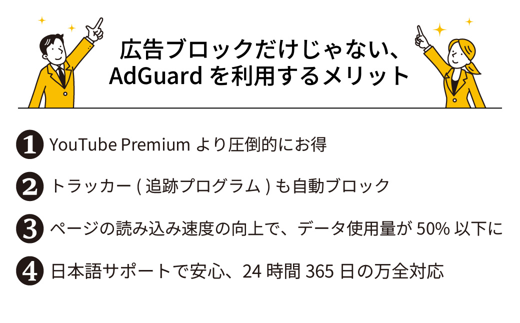 広告ブロック・アプリ「AdGuard 無期限版 カード版」 | 広告除去 セキュリティソフト プライバシー保護 トラッカー防止 ウェブフィルター 動画広告ブロック YouTube広告ブロック ポップア