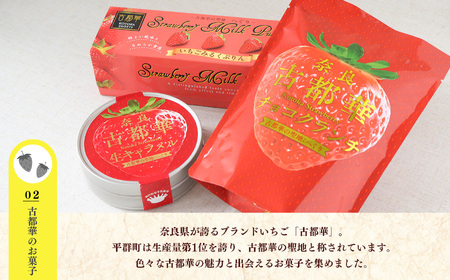 お菓子セット A | お菓子 古都華 プリン ピーナツ 豆菓子 生キャラメル 饅頭 セット 奈良県 平群町