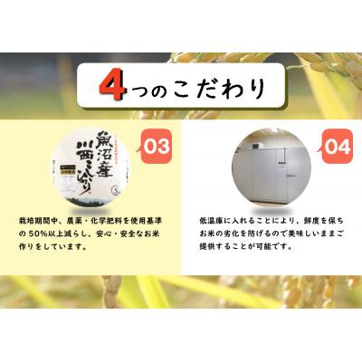 ふるさと納税 十日町市 【毎月定期便】魚沼産川西コシヒカリ 精米 2kg全12回 |  | 02