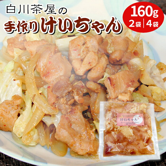 【ふるさと納税】けいちゃん 2袋 4袋 手作り 郷土料理 鶏肉 もも肉 むね肉 ひね肉 親鶏 親鳥 味付け肉 味付き ごはんとおとも タレ おかず 簡単おかず お試し アウトドア BBQ バーベキュー 野菜炒め 味噌 醤油 にんにく 生姜 豆板醤 数量選べる 冷凍 小分け 岐阜県 東白川村