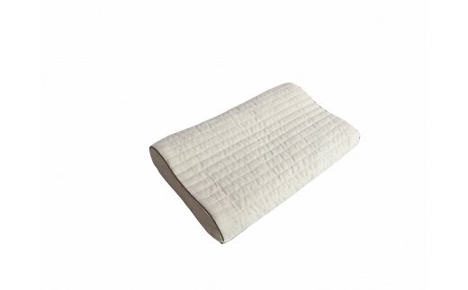 ヘチマ素材の「ラファス・ウレタン枕」(近江本麻生地・近江本麻ワタ仕様)　【CW03W】<br><br>