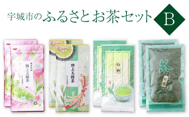 
            緑茶 宇城市のふるさとお茶 セット B 日本茶 茶葉 
          
