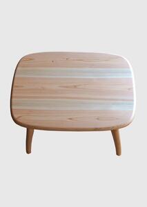 【kids table】　共に年を重ねていく家具　丸みを帯びたキッズテーブル