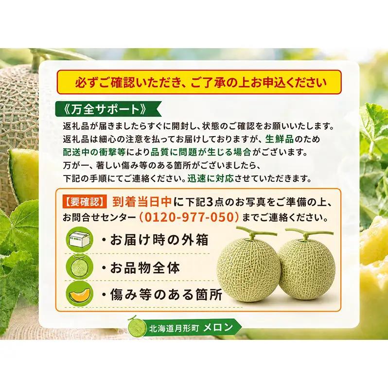 【2027年夏発送】北海道 赤肉メロン 北の女王 秀品 約1.6kg×2玉 計約3.2kg