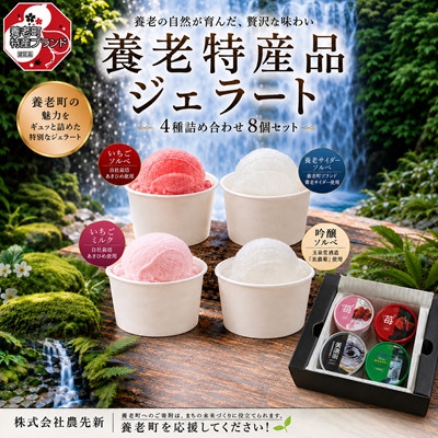 
                  養老特産品ジェラート(8個セット)【1669670】
                