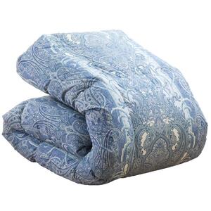 羽毛布団 ハンガリーホワイトダック90% DP370 シングル(ブルー:CH980柄)_羽毛 掛け布団 ハンガリー ホワイトダック ダウン 90% DP370 洗える 日本製 シングル ふっくら 保温