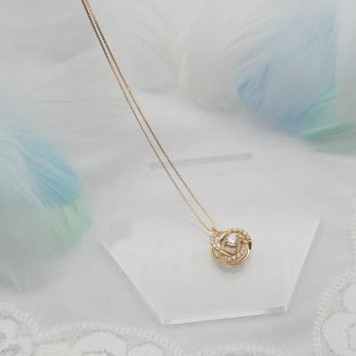 ふるさと納税 昭和町 K18 0.3ctUP ダイヤモンド ペンダントネックレス HH-019759 |  | 02