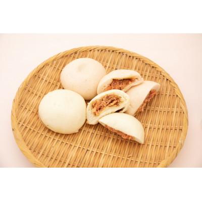 ふるさと納税 斜里町 【知床の中華まん】知床チェプ饅 3個　鮭ちゃんちゃん焼き中華まん　山わさび風味