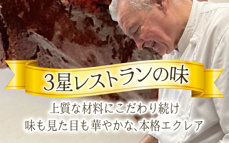 【フランス三ツ星の味】グラス・エクレール Glace Eclair 5個入り（1箱）/ エクレア 冷凍 洋菓子