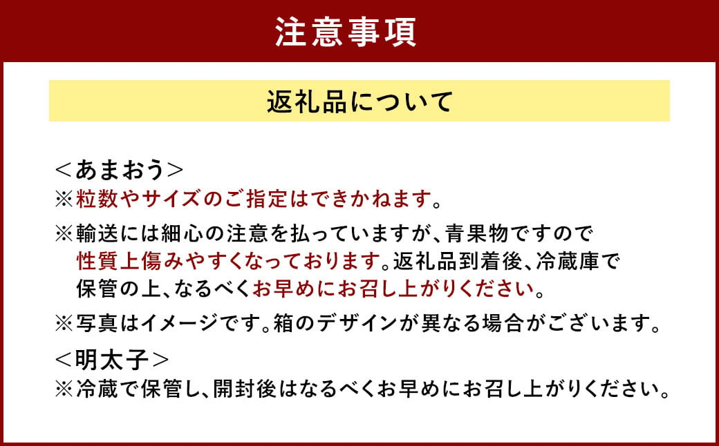 あまおう ギフト箱 ＆ふくや 味の明太子 540g セット イチゴ 苺 いちご めんたいこ【2024年12月上旬～2025年3月下旬発送予定】