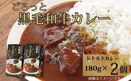 ごろっと黒毛和牛カレー180g×2個セット［A0161-0004］