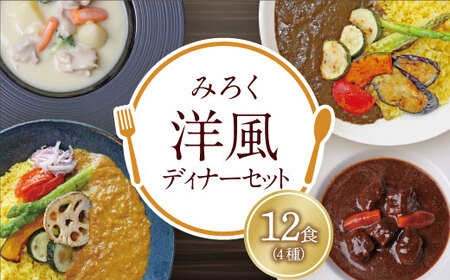 U08-08-01 洋風ディナーセット（12食セット） カレー シチュー デミグラス ギフト セット 詰め合わせ 洋風 家族 洋食  【YUKU】 【fukuchi00】