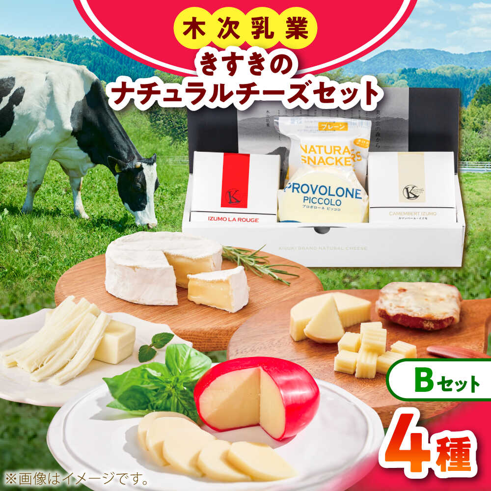 【ふるさと納税】きすきのナチュラルチーズセットB チーズ チーズセット 詰め合わせ おつまみ おすすめ?島根県雲南市/木次乳業有限会社[AIBH040]
