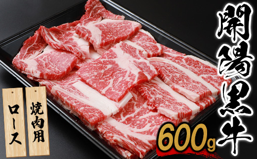 【焼肉用】開陽黒牛ロース×600g【1400601】