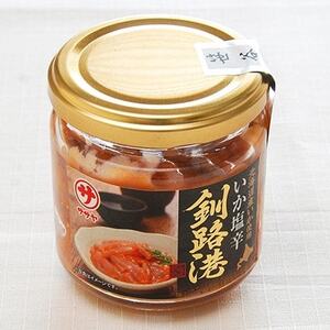 【毎月定期便】北海道産 いか塩辛 釧路港【瓶】150g×5個セット全3回【配送不可地域：離島】【4068043】