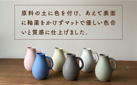 【美濃焼】piccola(ピッコラ) 一輪挿し pitcher(ピッチャー) ピンク 【金新製陶所】インテリア 雑貨 花瓶 一輪挿し お花 コンパクト ピンク 桃 写真映え かわいい シンプル おしゃ