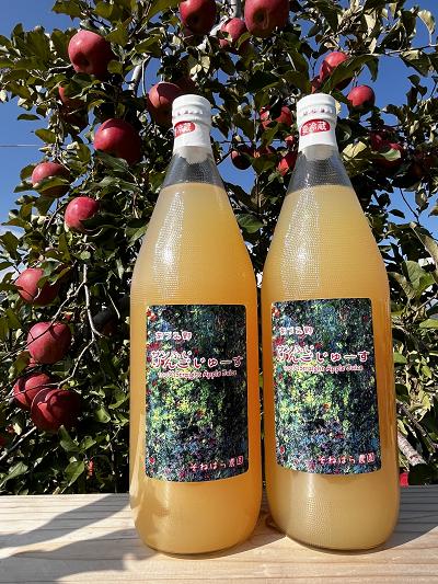 
            そねはら農園　サンふじりんごジュース　【1000ml×２本】
          