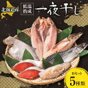 【ふるさと納税】 干物 一夜干し 5種類 セット 低温熟成 真ほっけ 開き さば 半身 宗八鰈 銀がれい 味噌漬け 冲獲り 天然 紅鮭 Bセット 水産 魚 魚介 サケ しゃけ ホッケ おかず おつまみ お取り寄せ 北海道 札幌市