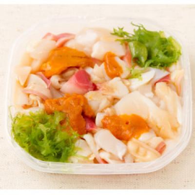 ふるさと納税 北見市 ウニ入り　北海道産4種の「貝鮮丼」9食セット　海鮮丼【ホッキ貝、ツブ貝、ホタテ、うに】小分けで便利 |  | 01
