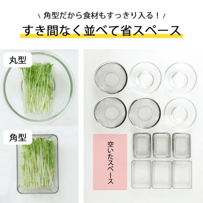 ふるさと納税 三条市 耐熱クリアバット&フタ&ザル 9点セット スクエア型 キッチン用品 燕三条製 【016S045】 |  | 03