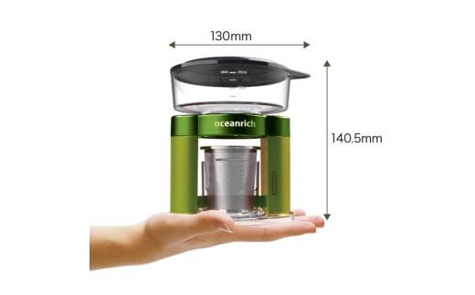 【京都府茶業研究所開発協力】 oceanrich Tea dripper 煎茶モデル オーシャンリッチ ティー ドリッパー 回転式 急須 お茶 茶 緑茶 煎茶 日本茶 宇治茶 茶葉 キッチン 簡単 便利 自動 家電 電化 電化製品 茶器 家庭日用品 日用品 日用 ふるさと納税 おすすめ 人気 ランキング ご当地 グルメ お取り寄せ 京都府 京都 10000円 一万円 一万円以下