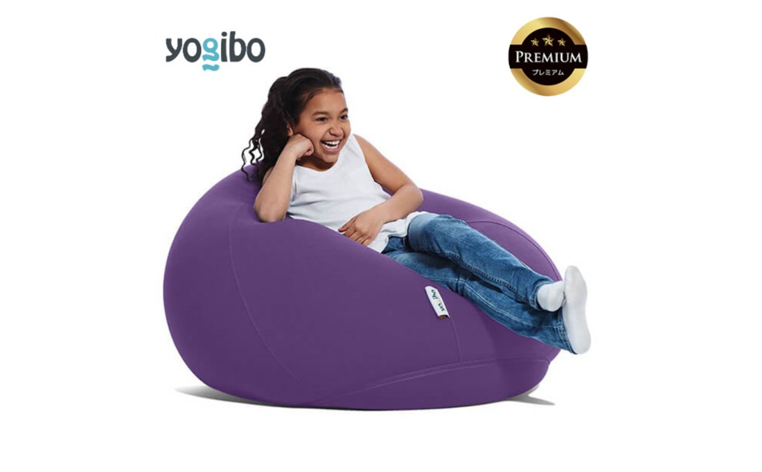 Yogibo Drop Premium（ヨギボー ドロップ プレミアム）＜パープル＞-[G763-5]