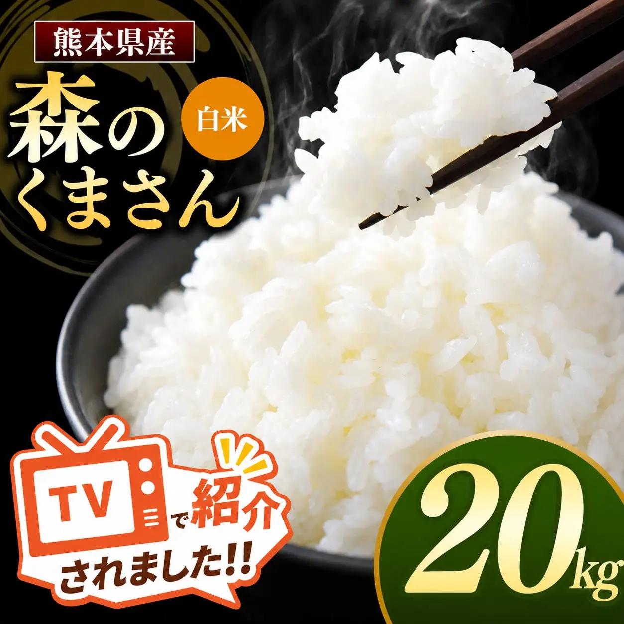 R7年産 熊本県産 森のくまさん 白米 20kg