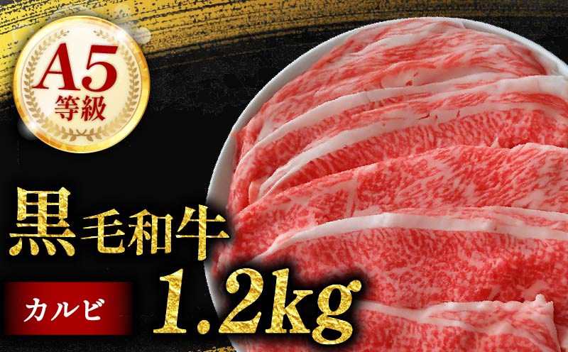 黒毛和牛 カルビ 切り落とし 1.2kg 小分け 200g×6 牛肉 国産 すき焼き しゃぶしゃぶ 冷凍 A5 等級 牛カルビ 贅沢 バラ スライス 和牛 焼肉 鍋 簡単 調理 肉じゃが 牛丼 ビーフ カレー ギフト 贈り物 大阪府 松原市