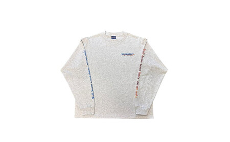 シャツ GOODHELP　Infinity Daruma　L/S　T-shirt　gray Tシャツ ロンT 達磨 寒川町
