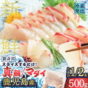 【ふるさと納税】鹿児島産 スライスするだけ！ 真鯛 （ マダイ ） 刺身用 片身分 500g 魚 刺身 鯛 タイ 真ダイ 柵 海鮮 片身 丼 鯛茶漬け 冷蔵 簡単 便利 新鮮 鮮度 真空パック 津曲商店 鹿児島 おすすめ ランキング プレゼント ギフト