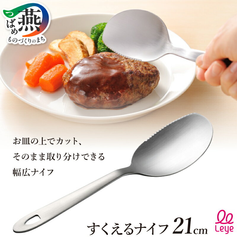 【ふるさと納税】 すくえるナイフ【 サービングスプーン ナイフ スプーン 取り分け カット ステンレス キッチンツール キッチン用品 調理器具 leye レイエ オークス 新潟県 燕市 燕三条 】