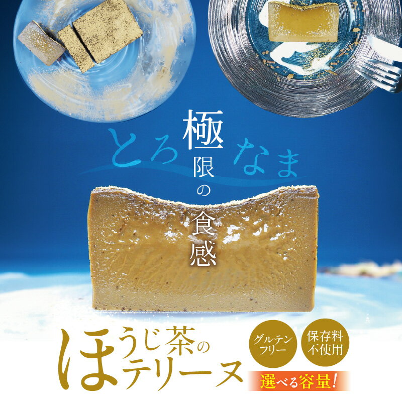 【ふるさと納税】ほうじ茶 テリーヌ 選べる 容量 約 200g 600g グルテンフリー 保存料不使用 手づくり なめらか 和の香り 香ばしい キビ糖 やさしい甘さ 食べるほうじ茶 スイーツ デザート ケーキ 専門店 冷凍 お取り寄せ お取り寄せスイーツ 愛知県 碧南市 送料無料