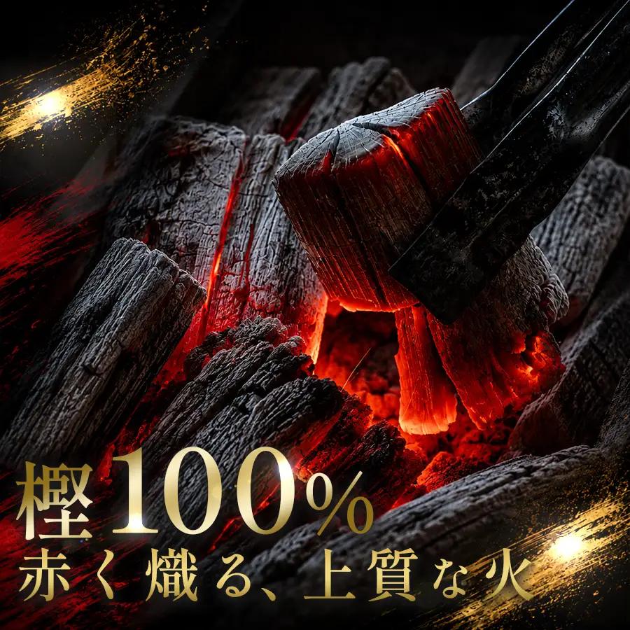 カシ黒炭 4.8kg 国産 黒炭 木炭 BBQ バーベキュー 土佐 ウバメガシ産地 樫100% 炭 火持ち 高火力 長時間燃焼 煙が出にくい 火付きが良い 七輪 火鉢 キャンプ アウトドア 炭火焼き 