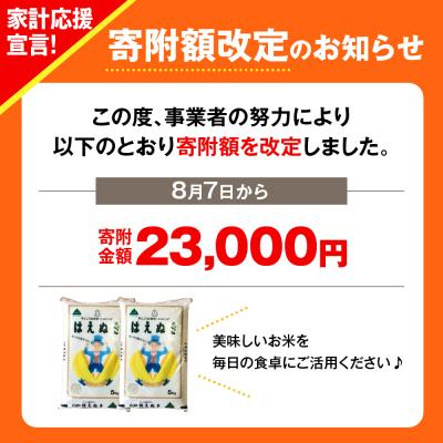 ふるさと納税 米沢市 【 令和6年産 】 はえぬき 計 10kg ( 5kg × 2袋 ) |  | 01