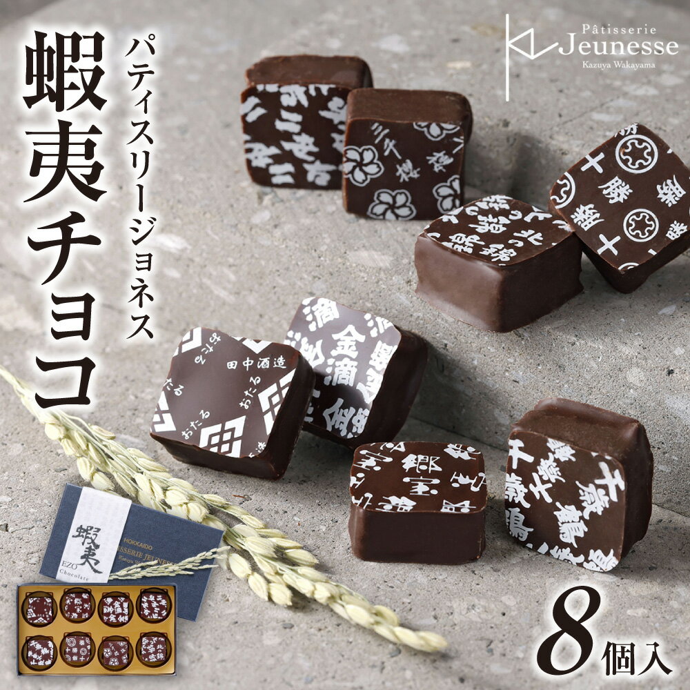 【ふるさと納税】 パティスリージョネス 蝦夷チョコ 8種 北海道産 食材 日本酒 さっぽろ スイーツ コンペティション グランプリ受賞 エゾチョコ チョコレート チョコ セット 洋菓子 お菓子 贅沢 贈答品 ギフト 北海道 札幌市