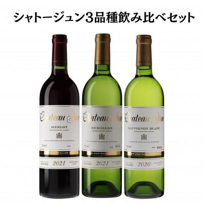 ふるさと納税 甲州市 シャトージュン　3品種飲み比べセット　E-664